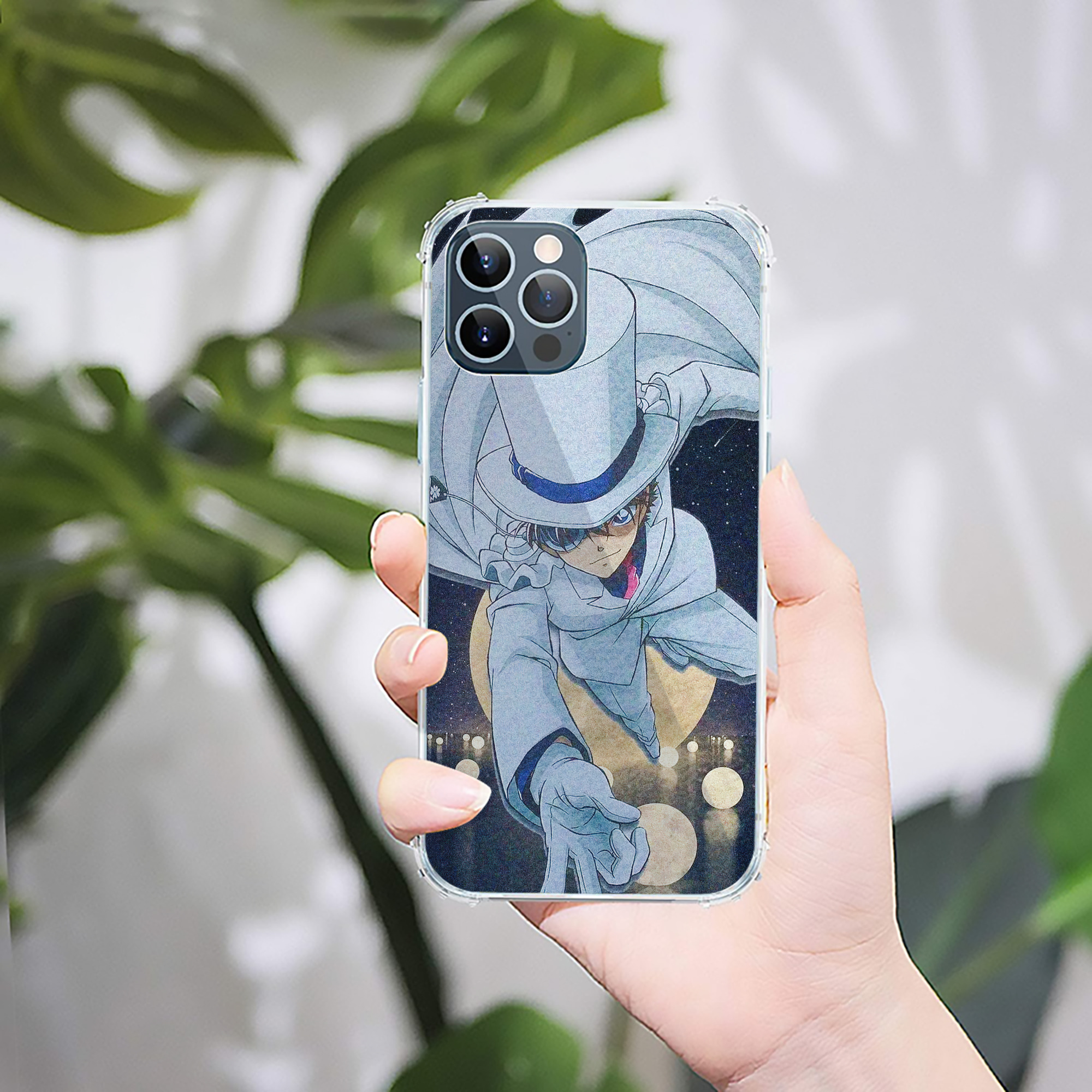 （画像用） 名探偵コナン Detective Conan 【iPhone 12シリーズ対応】透明スマホケース（クリアソフトケース）